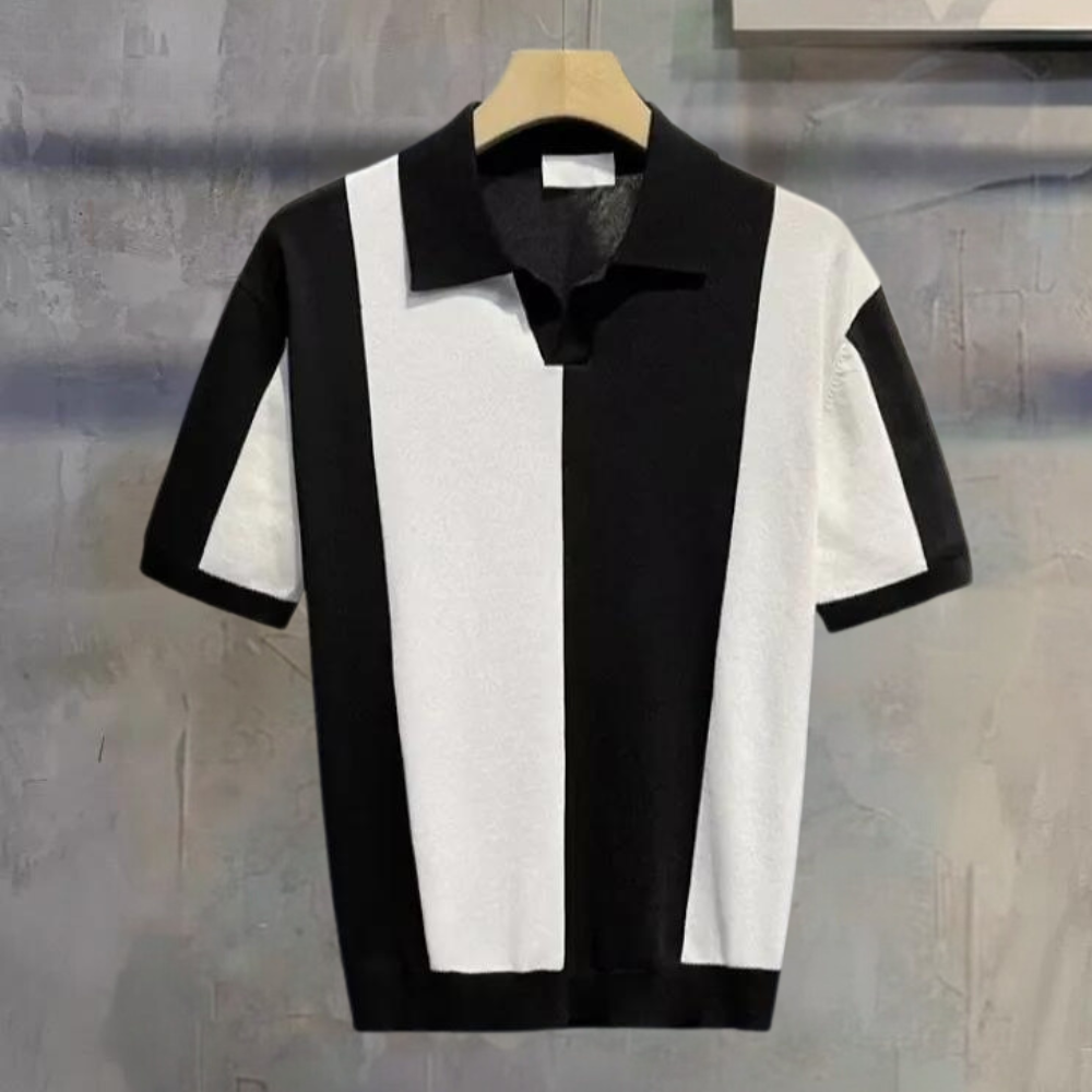 Klassiek gebreide polo voor de moderne man - Andrei