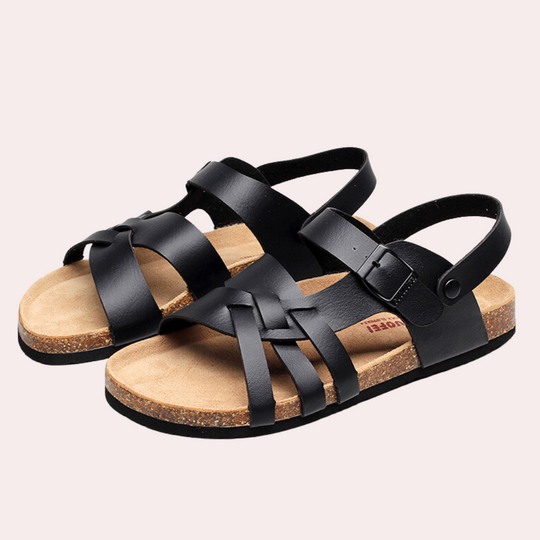 Heren Sandalen Luxe Kunstleer Gepolsterde Binnenzool - Cora-5