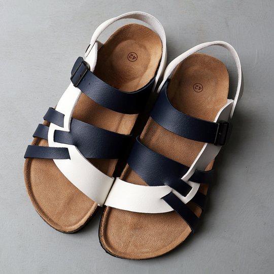 Heren Sandalen Luxe Kunstleer Gepolsterde Binnenzool - Cora-3