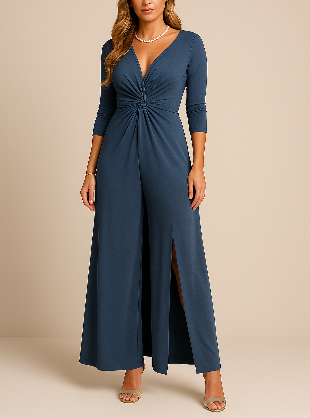Dames 2 Delige Set Elegante Co Ord Met Flatterende Pasvorm - Lieli-4