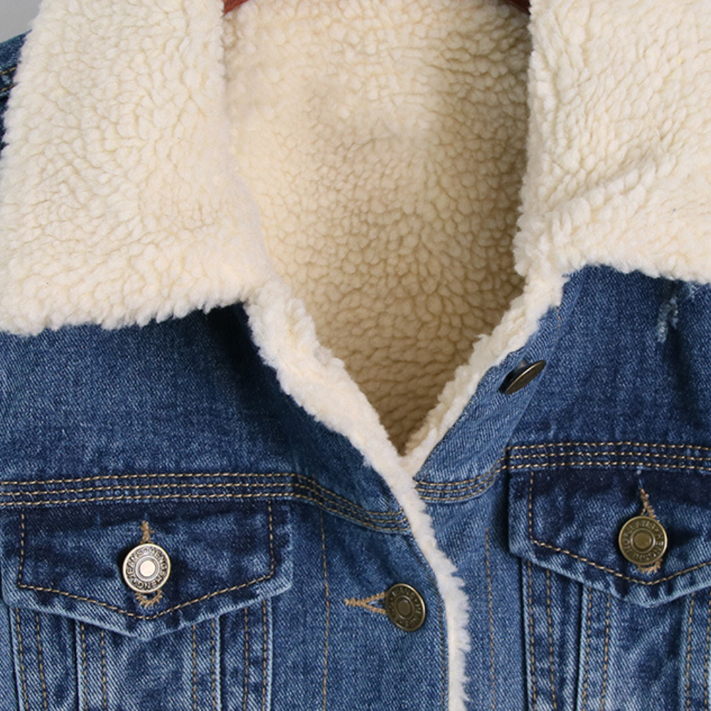 Trendy en stijlvol denim vest - Claire