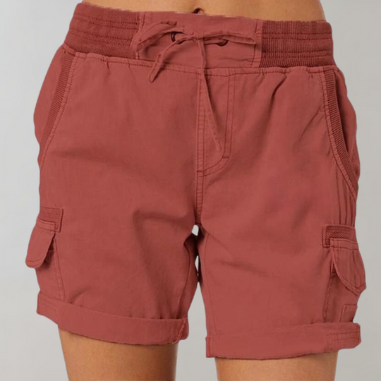 Variant image for Dames Korte Broek Hoge Taille Stijlvol en Comfortabel - Dorthea-19