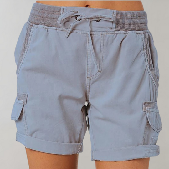 Variant image for Dames Korte Broek Hoge Taille Stijlvol en Comfortabel - Dorthea-25