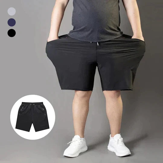 Heren Sport Shorts Lichtgewicht Ademend Ontwerp met Ritszakken - Max-4