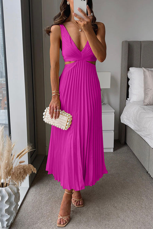 Courtney | Geplooide maxi -jurk 3