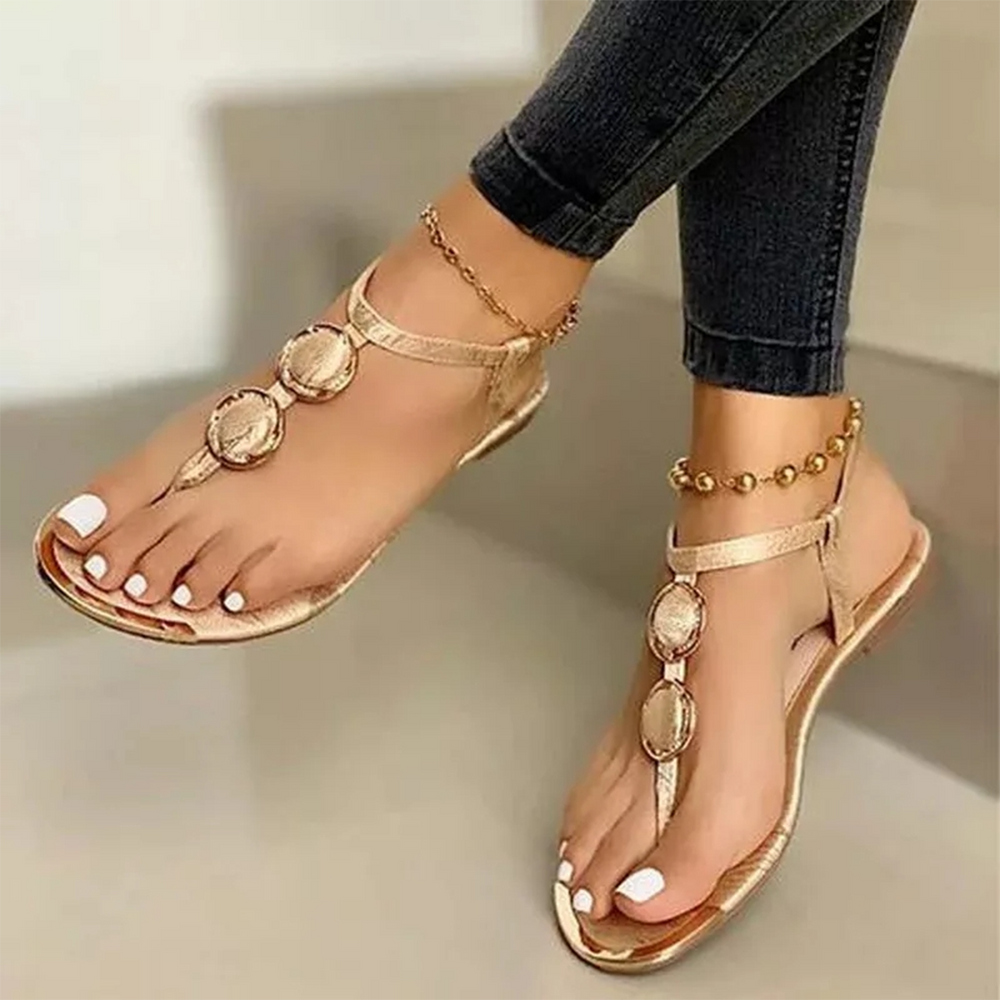 Dames Sandalen Comfortabel Leer Ontwerp - KEILANI-4