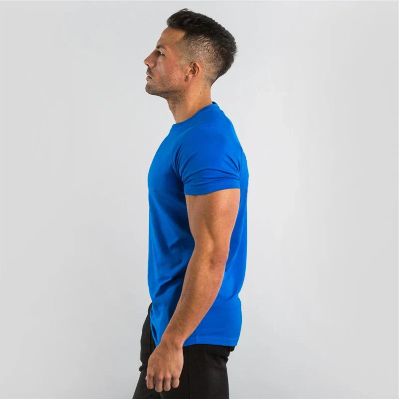 Variant image for Heren T-Shirt Luxe Verfijnde Pasvorm Ademend Katoen - Floris-17