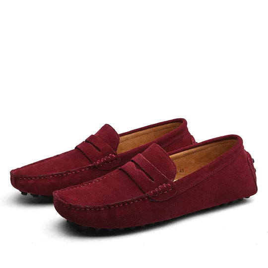 Heren Suède Loafers Zwart Elegante Italiaanse Design - Harvey-5