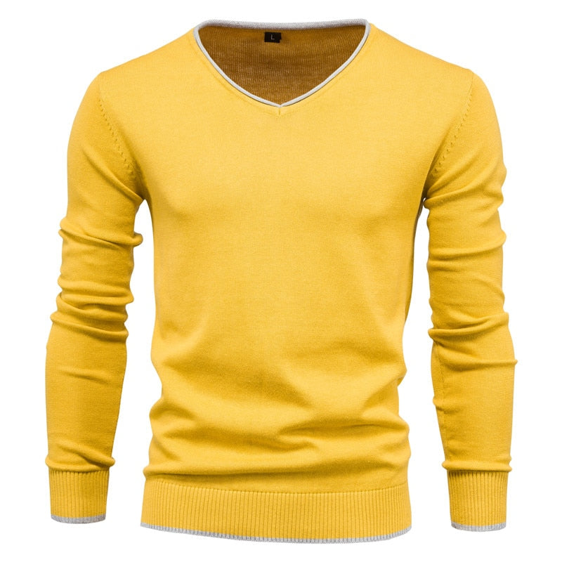 Soren - Heren Slim-Fit Sweater met V-hals