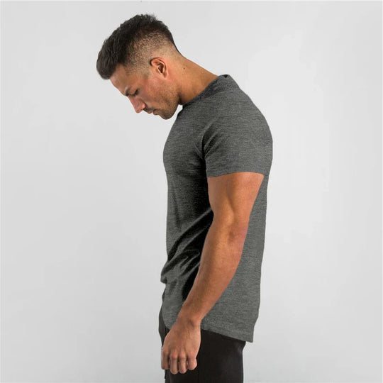 Variant image for Heren T-Shirt Luxe Verfijnde Pasvorm Ademend Katoen - Floris-13