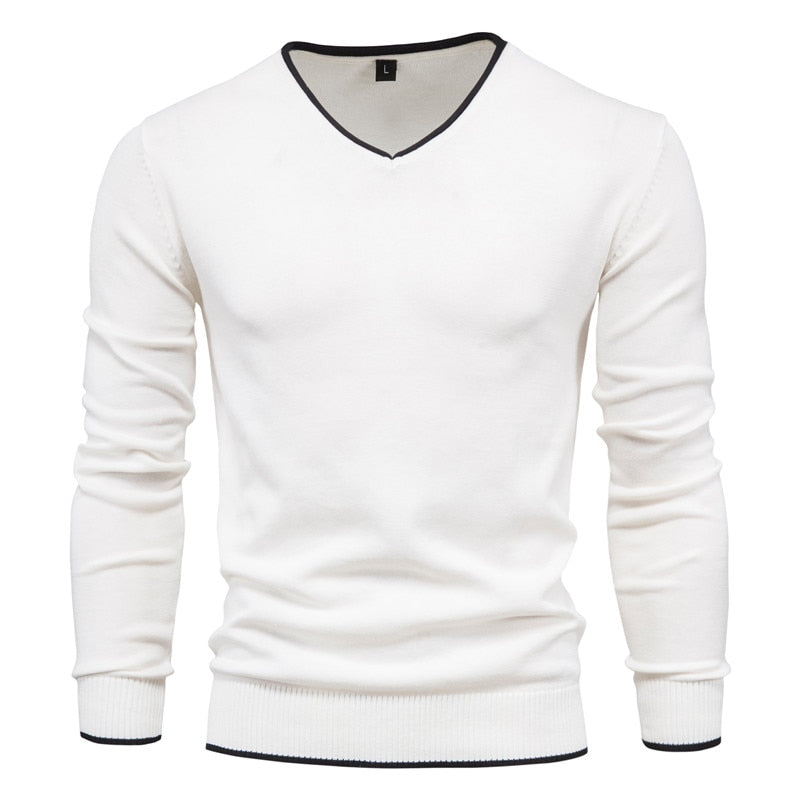 Soren - Heren Slim-Fit Sweater met V-hals
