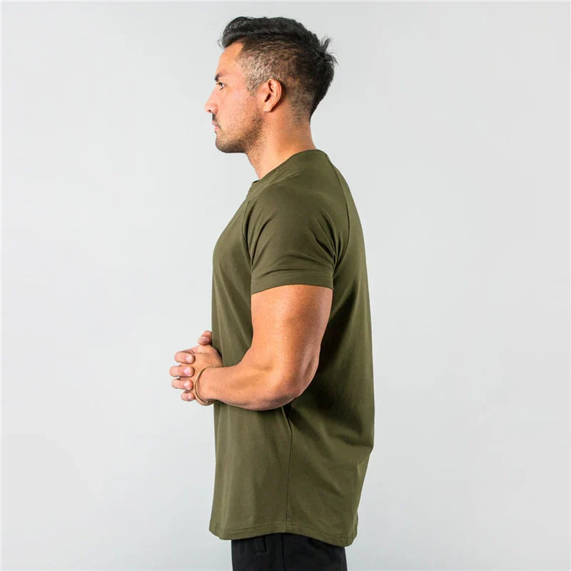 Variant image for Heren T-Shirt Luxe Verfijnde Pasvorm Ademend Katoen - Floris-9