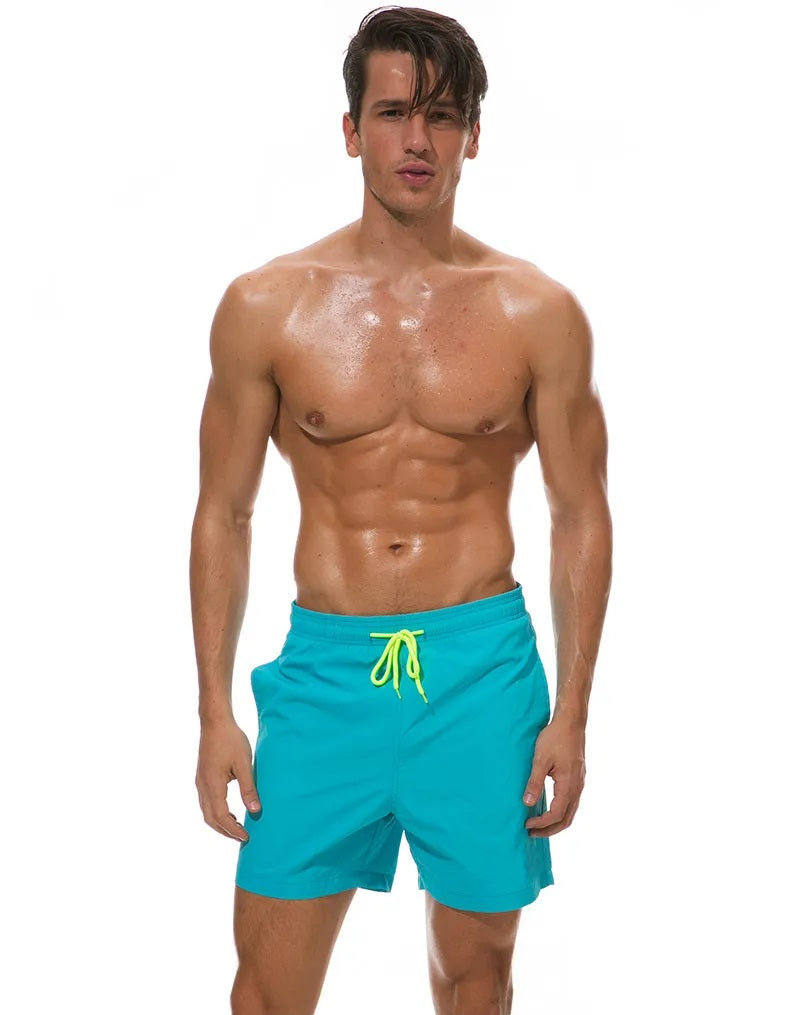 Heren Boardshorts Effen Kleur Comfortabele Pasvorm - Max-2