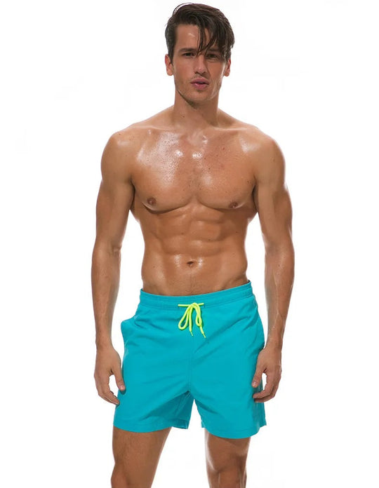 Heren Boardshorts Effen Kleur Comfortabele Pasvorm - Max-2