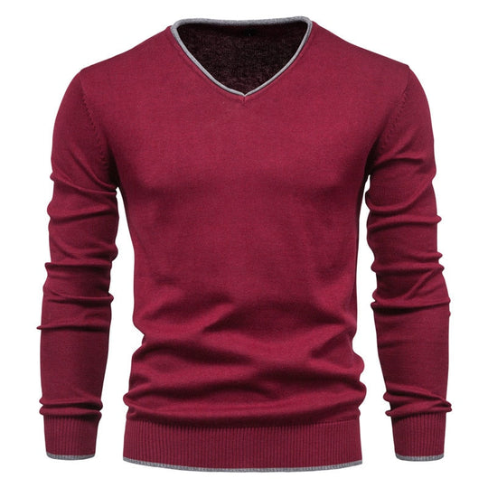 Soren - Heren Slim-Fit Sweater met V-hals