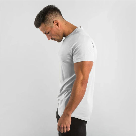 Variant image for Heren T-Shirt Luxe Verfijnde Pasvorm Ademend Katoen - Floris-5