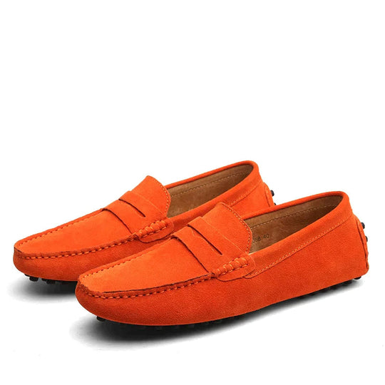 Heren Suède Loafers Zwart Elegante Italiaanse Design - Harvey-4