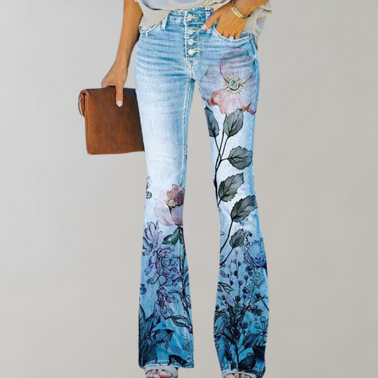 Anya - Elegante uitlopende broek voor dames