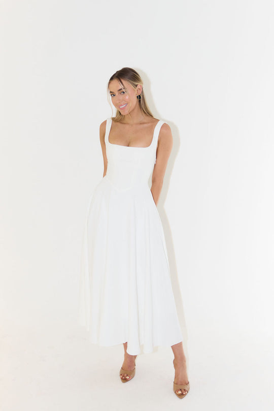 Bonnie | Elegante midi -jurk 4