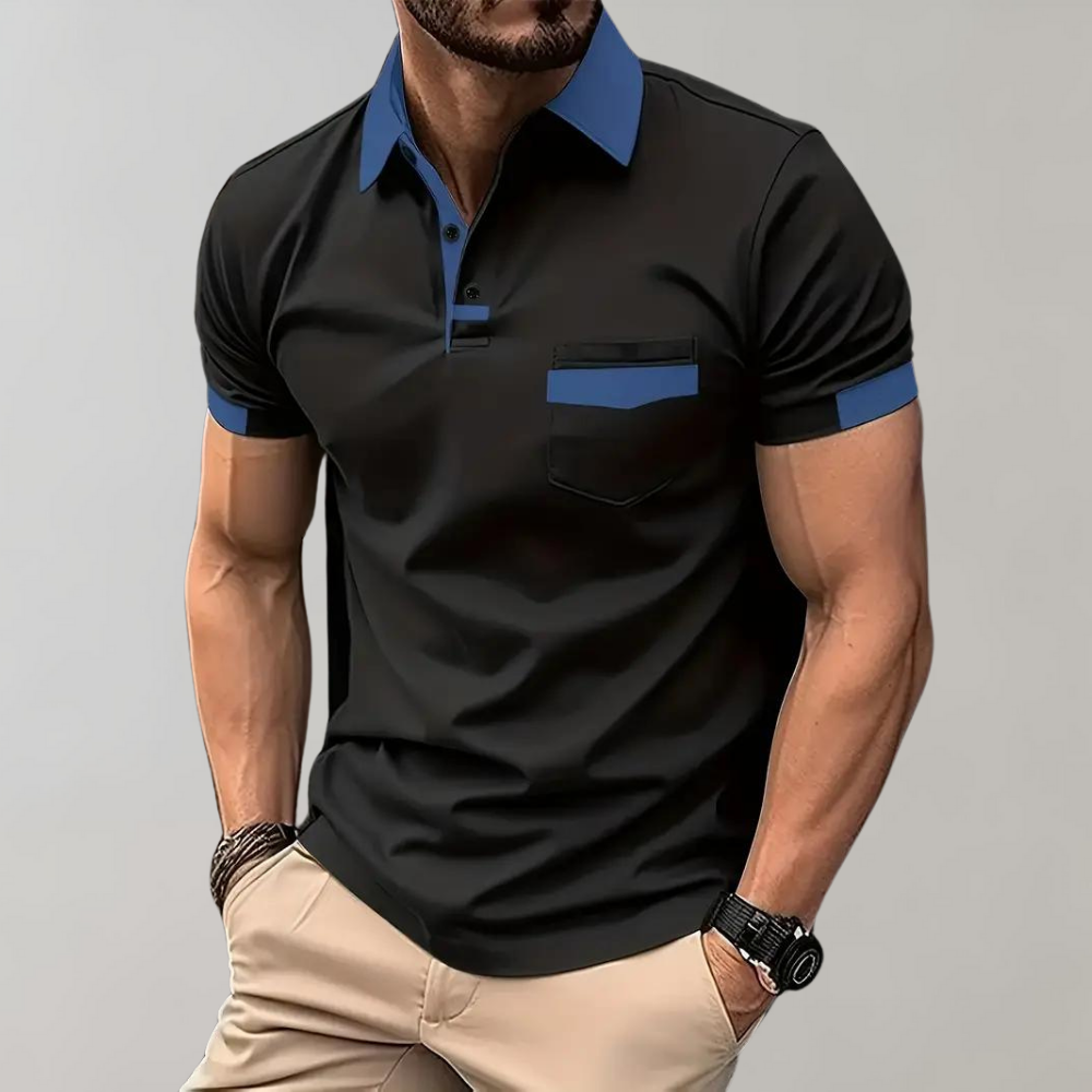 Variant image for Heren Poloshirt Ademend Comfortabel Design - Raf-25