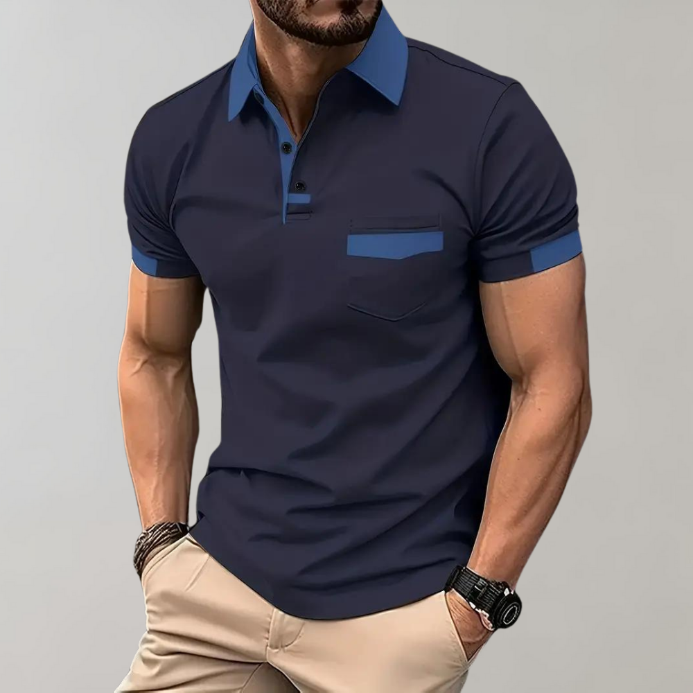Variant image for Heren Poloshirt Ademend Comfortabel Design - Raf-1
