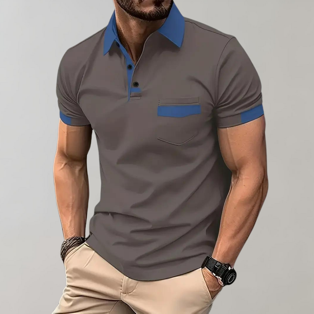 Variant image for Heren Poloshirt Ademend Comfortabel Design - Raf-19