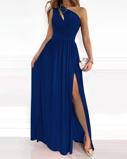 Variant image for Dames Lange Jurk One-Shoulder Elegant Design - Daphne-21