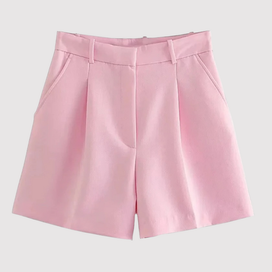Variant image for Dames Hoge Taille Korte Broek Stijlvol en Comfortabel - Lisa-1