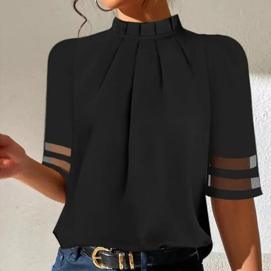 Variant image for Witte Blouse Dames Elegante Off-Shoulder Ontwerp - Louisa-11