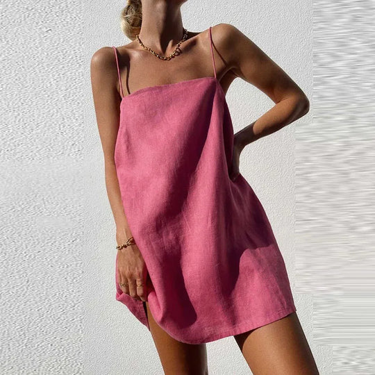 Variant image for Dames Mouwloze Mini-Jurk Met Pailletten Ontwerp - Feestelijke Kleding Dames-17