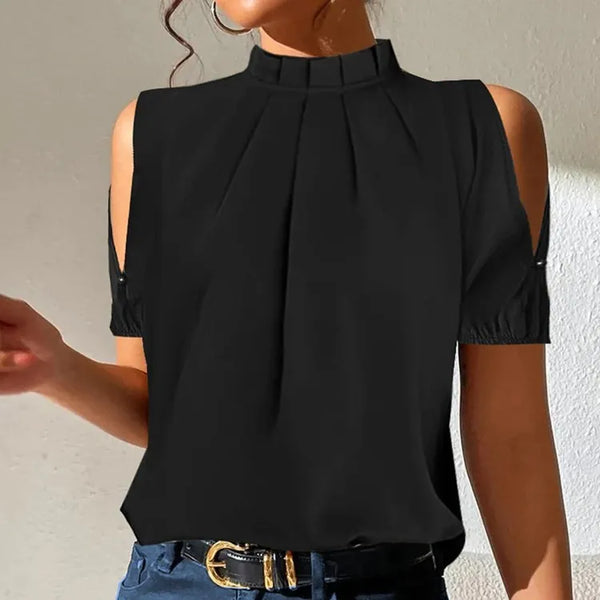 Variant image for Witte Blouse Dames Elegante Off-Shoulder Ontwerp - Louisa-1