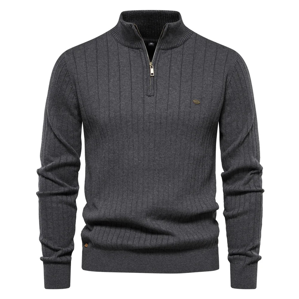 Ashton - Heren sweatshirt met rits