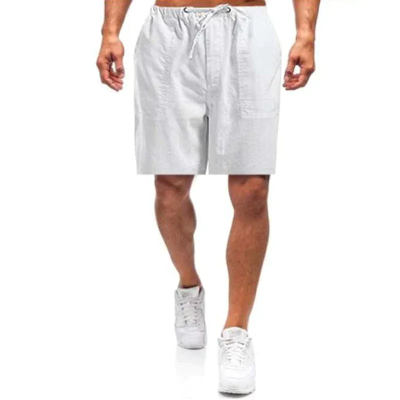 Heren Korte Broek Ademend Comfortabel Linnen - Max-1
