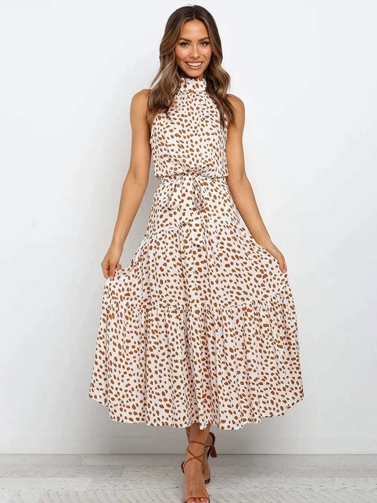 Variant image for Dames Zomerjurk met Stippenprint Comfortabele Pasvorm - Emma-5