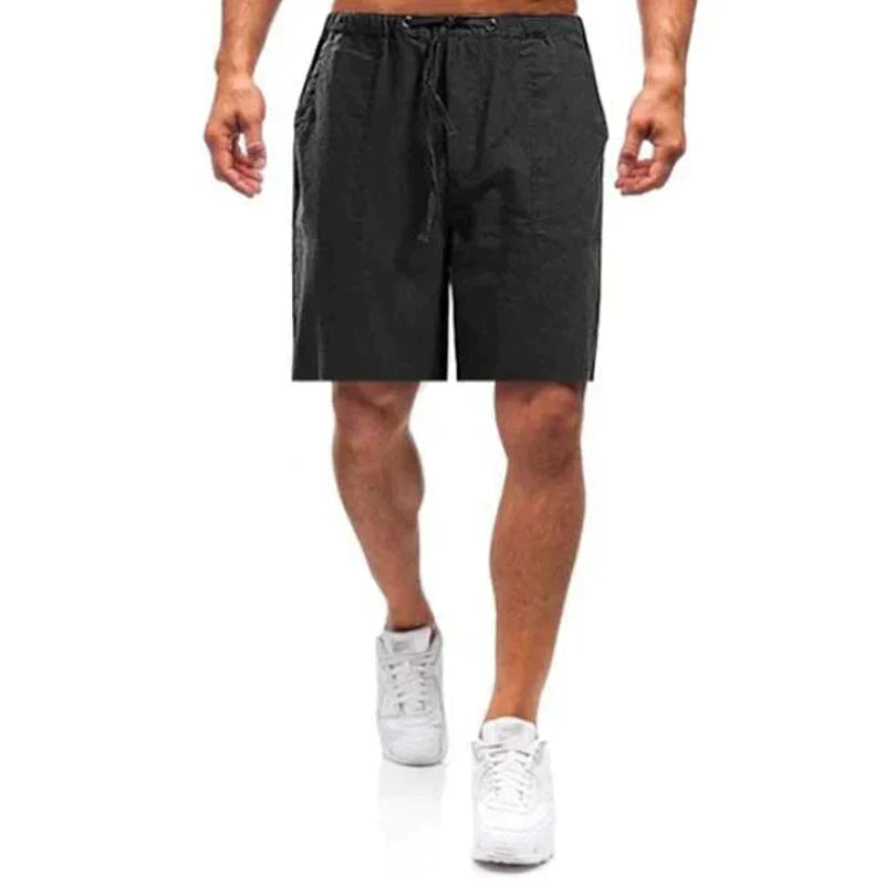 Heren Korte Broek Ademend Comfortabel Linnen - Max-2