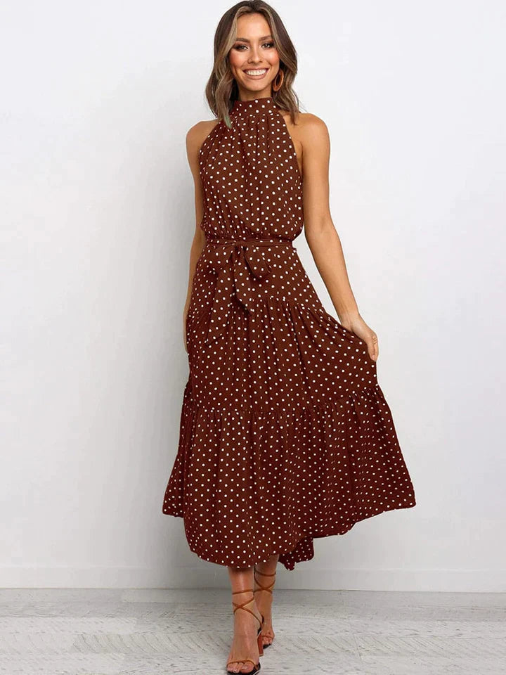 Variant image for Dames Zomerjurk met Stippenprint Comfortabele Pasvorm - Emma-21