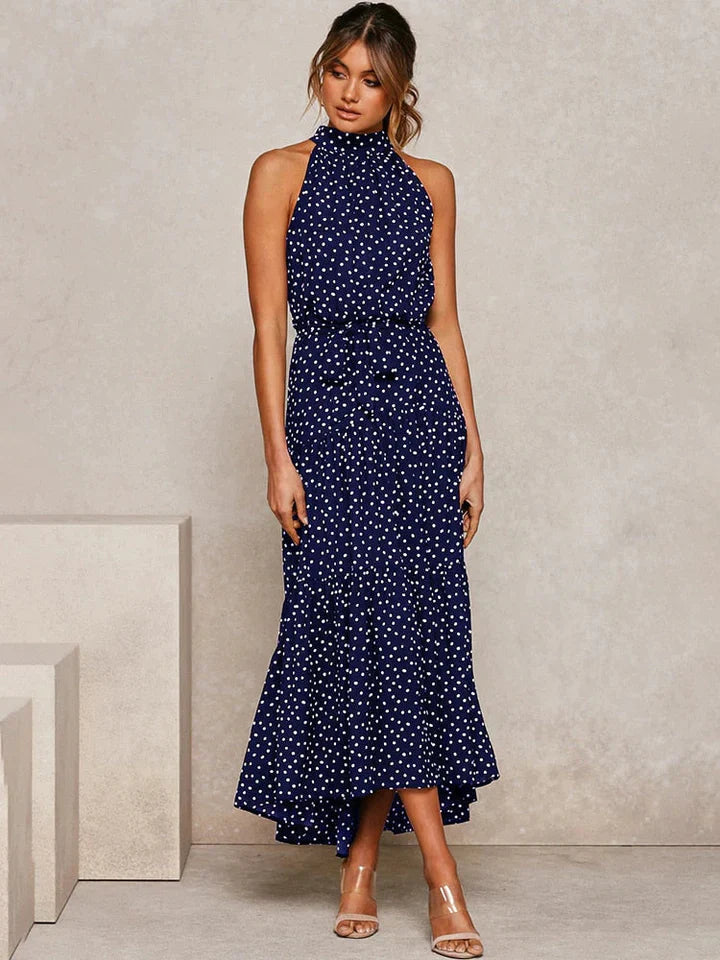 Variant image for Dames Zomerjurk met Stippenprint Comfortabele Pasvorm - Emma-13
