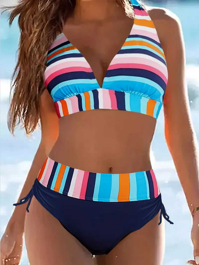 Variant image for Dames Bikini Kleurrijke Prints Comfortabele Pasvorm - Lisa-1