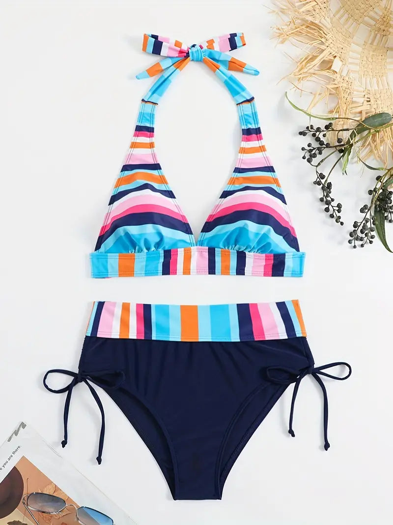Dames Bikini Kleurrijke Prints Comfortabele Pasvorm - Lisa-4