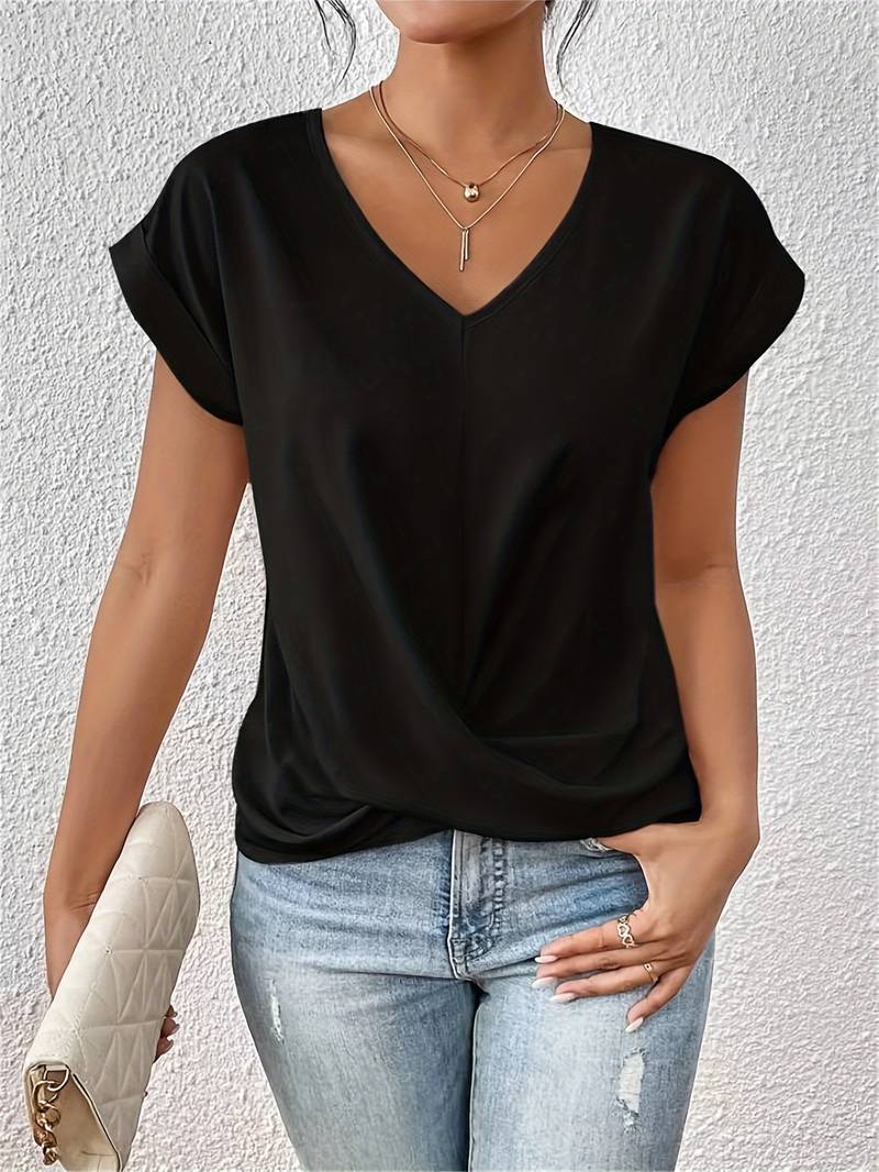 Variant image for Dames Casual Korte Mouw T-Shirt Ademend Comfort - Elysia-1