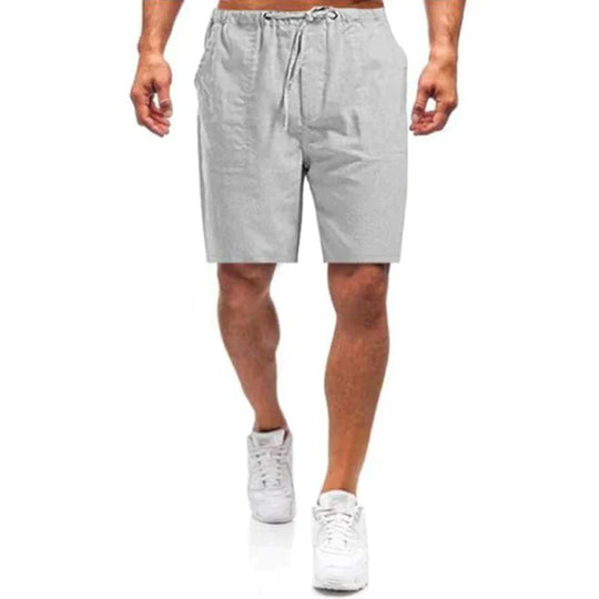 Heren Korte Broek Ademend Comfortabel Linnen - Max-4