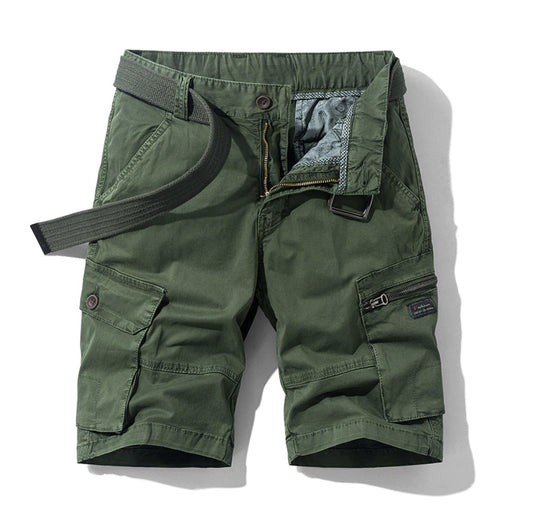 Heren Cargo Shorts Comfortabele Pasvorm Met Ruime Zakken - Eike-4
