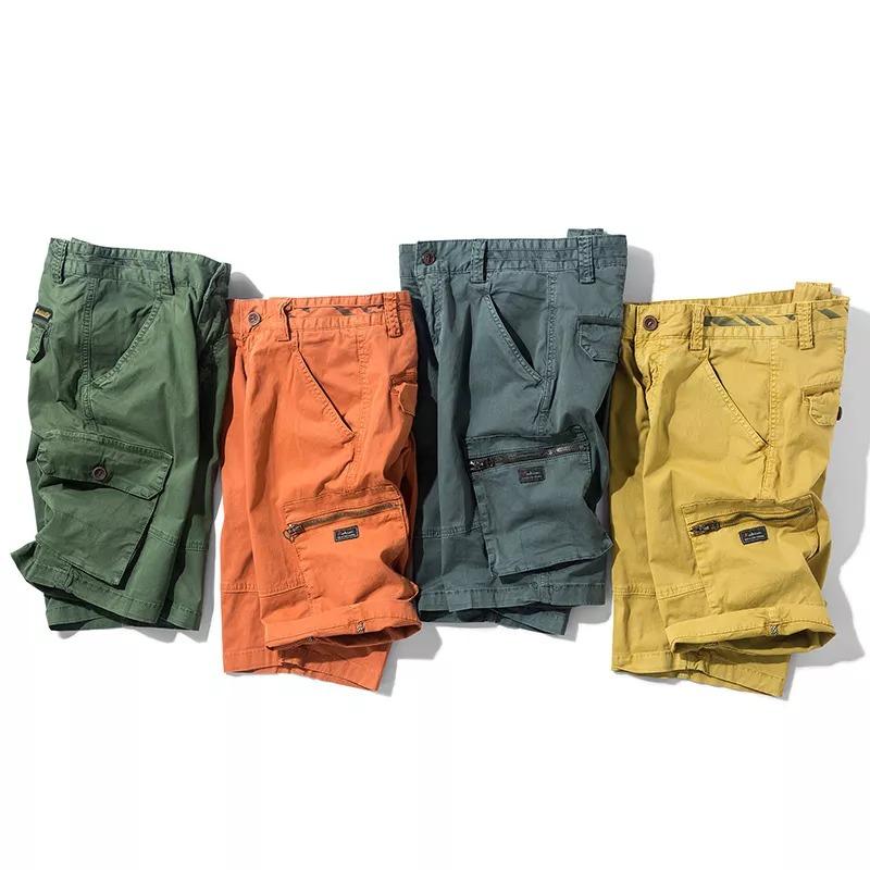 Heren Cargo Shorts Comfortabele Pasvorm Met Ruime Zakken - Eike-5