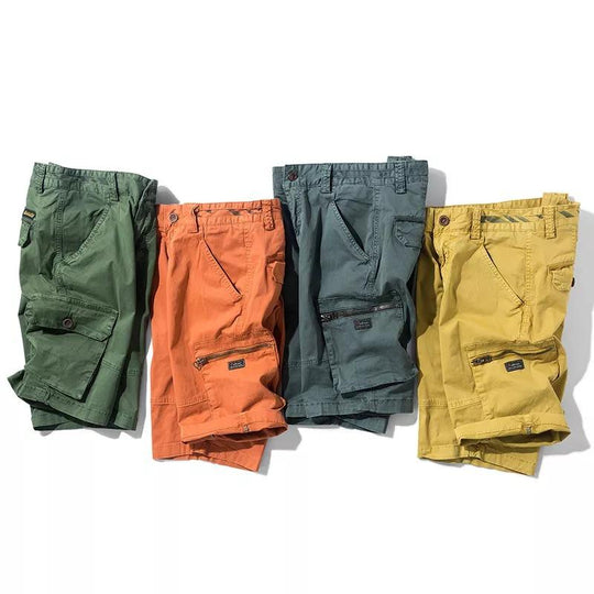 Heren Cargo Shorts Comfortabele Pasvorm Met Ruime Zakken - Eike-5