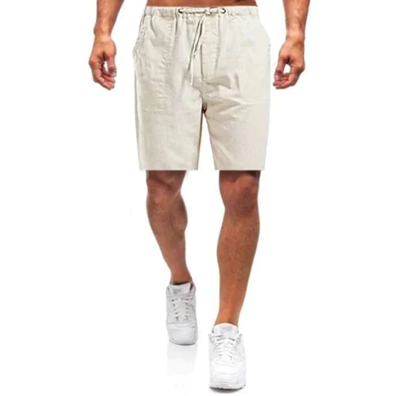 Heren Korte Broek Ademend Comfortabel Linnen - Max-6