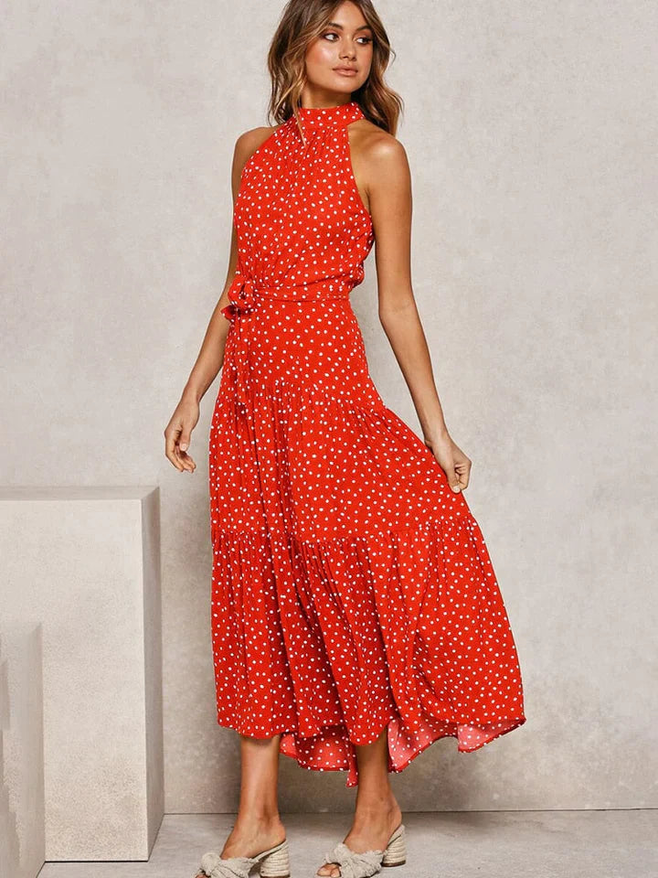 Variant image for Dames Zomerjurk met Stippenprint Comfortabele Pasvorm - Emma-25