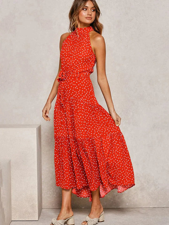 Variant image for Dames Zomerjurk met Stippenprint Comfortabele Pasvorm - Emma-25